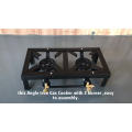 New Model Cast Iron Portable Gas Stove 2 Burner Detachable Foot